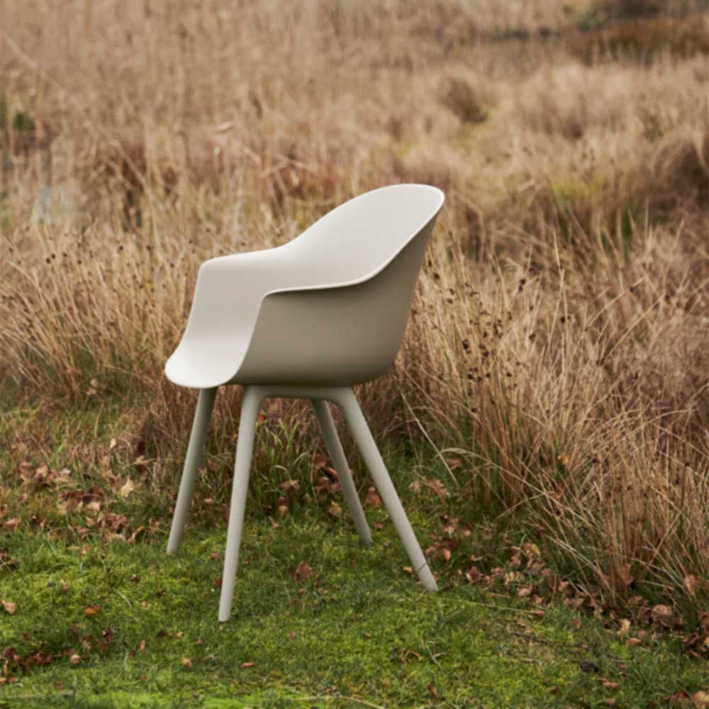 Bat Outdoor Dining Chair - Alabaster White