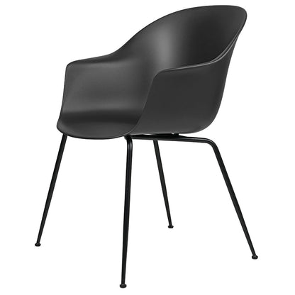 Bat Unupholstered Dining Chair - Black, Black Base