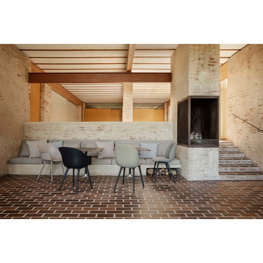 Bat Unupholstered Dining Chair - Black, Plastic Base