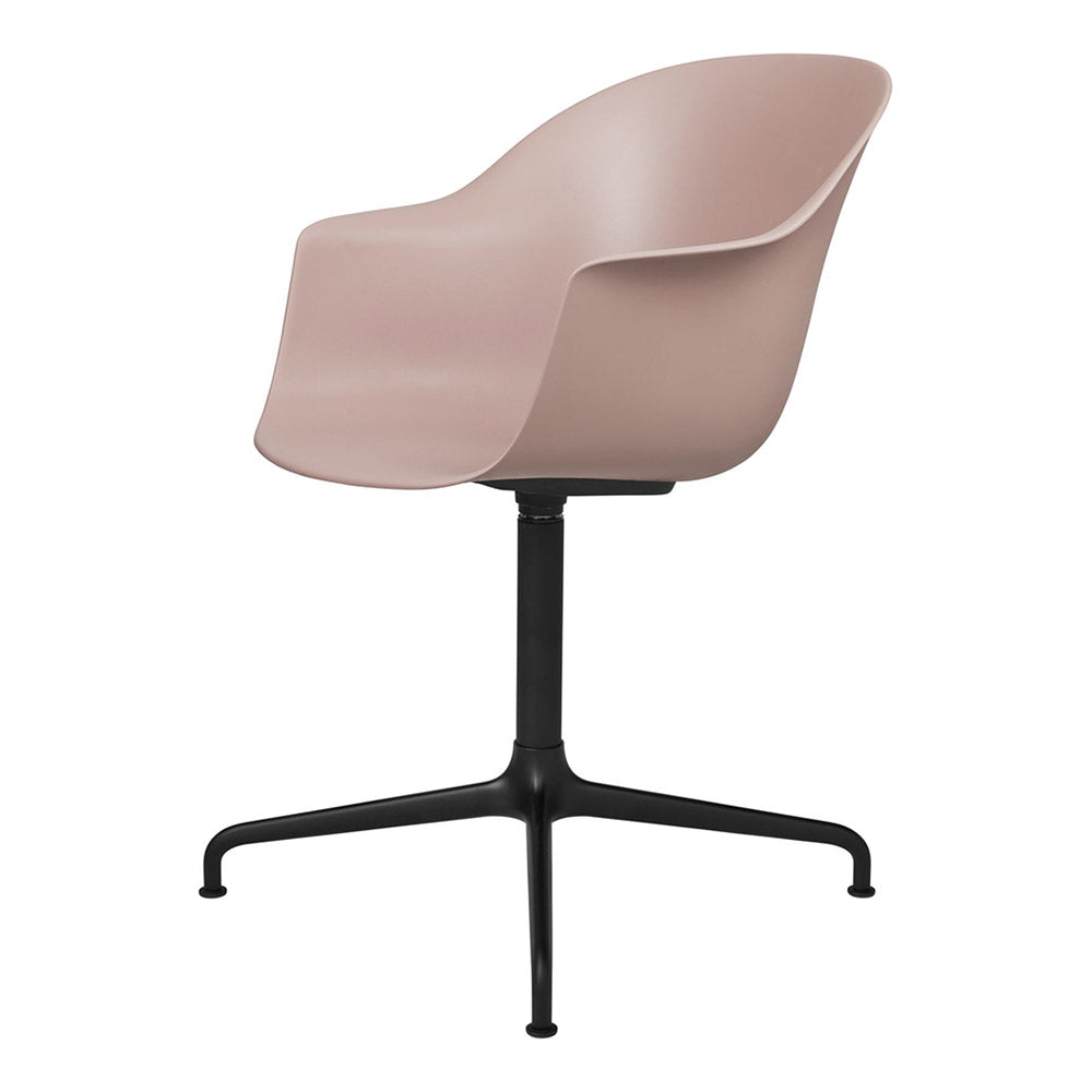 Bat Unupholstered Meeting Chair - Sweet Pink Shell, 4-Star Base