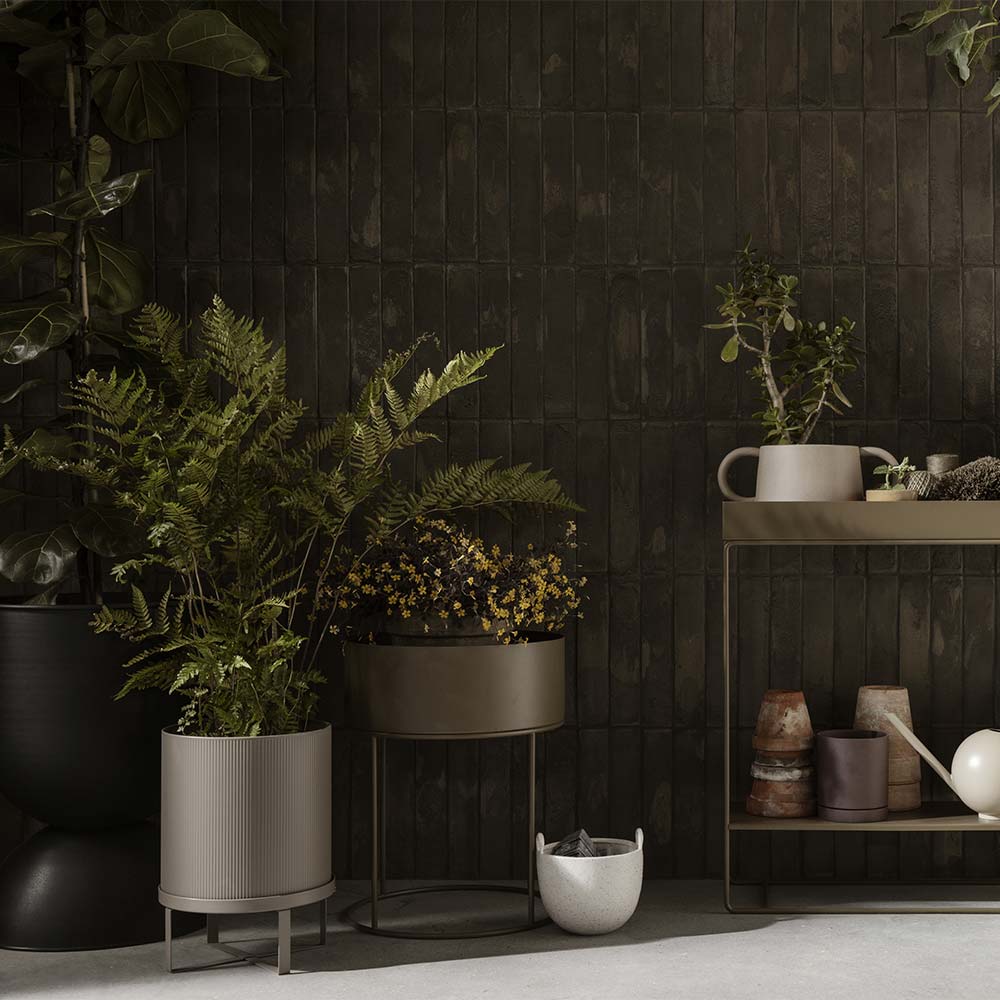 Bau Large Pot - Dark Green
