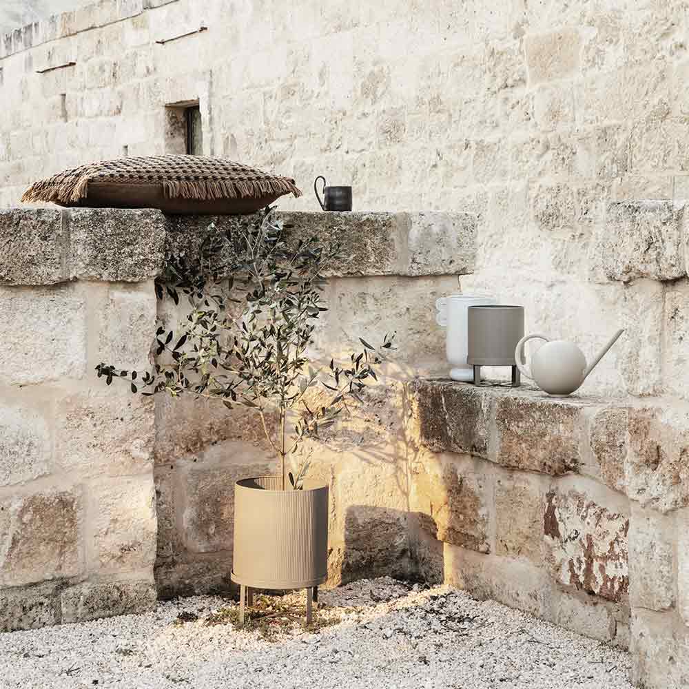 Bau Large Pot - Warm Gray