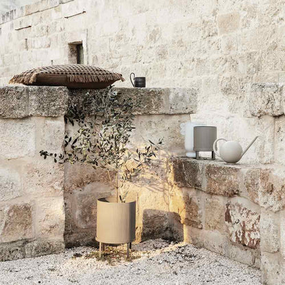 Bau Large Pot - Warm Gray