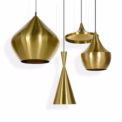 Beat Fat Pendant - Brass