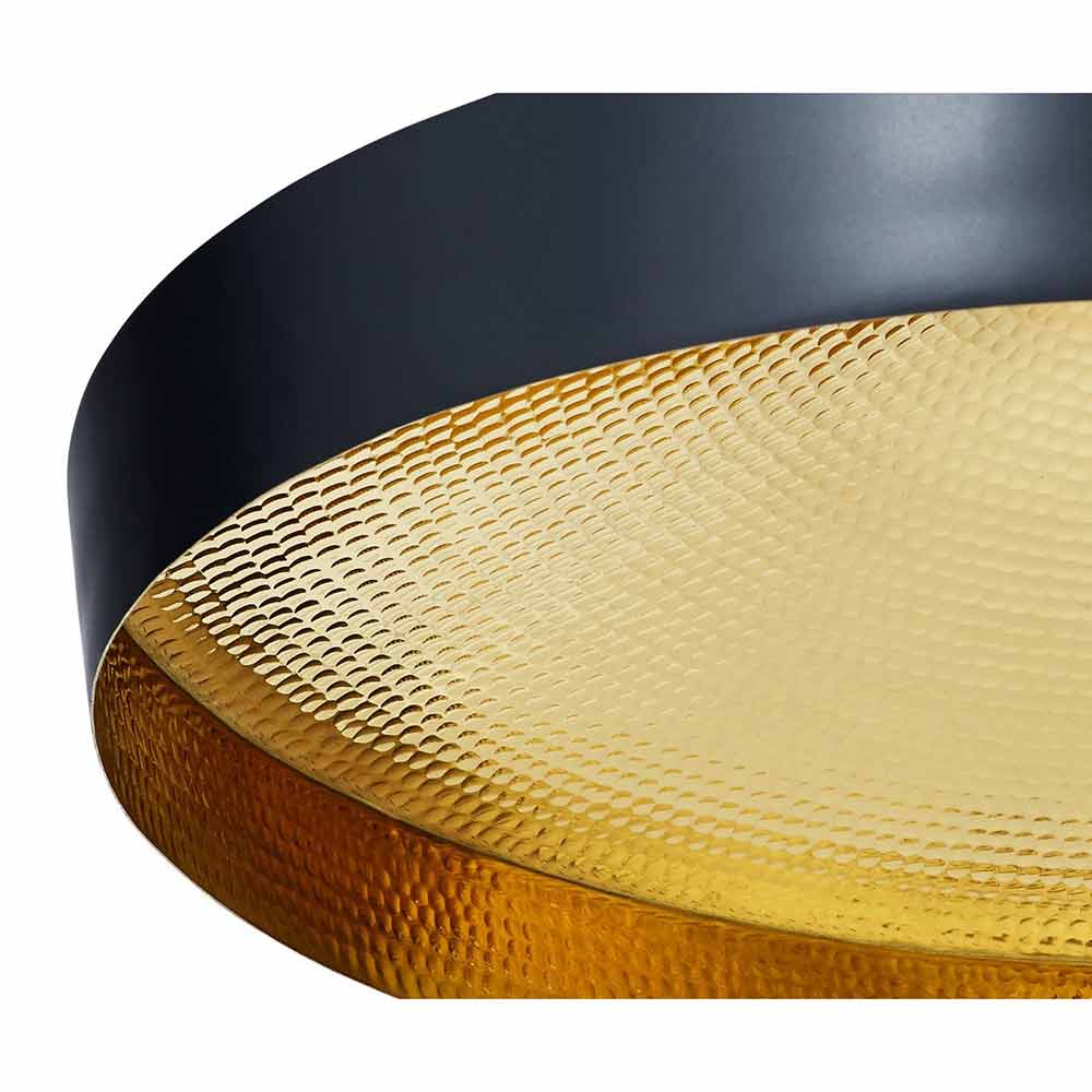 Beat Flat Pendant - Black