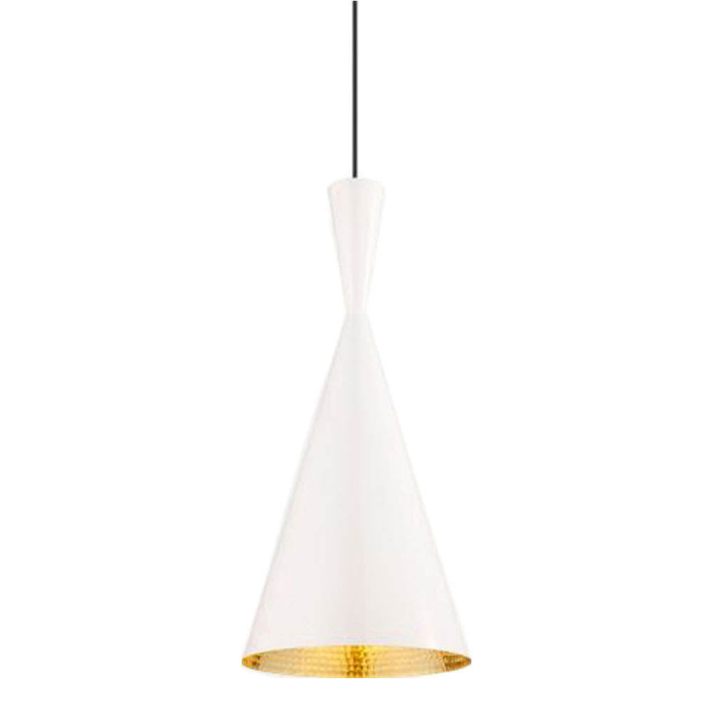 Beat Tall Pendant - White