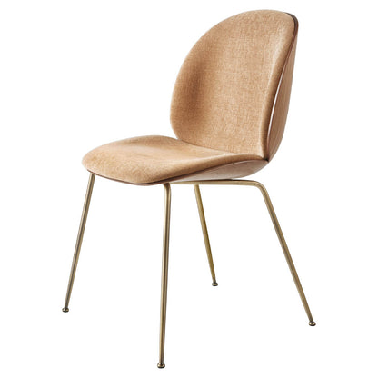 Beetle Front Upholstered Dining Chair - Veneer Shell, Conic Base