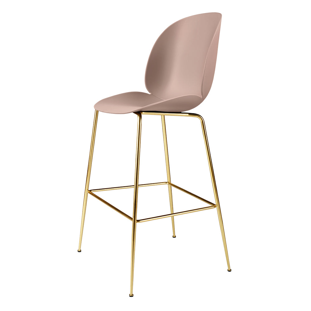 Beetle Bar Chair - Sweet Pink, Brass