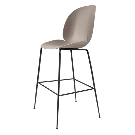 Beetle Counter Chair - New Beige, Black