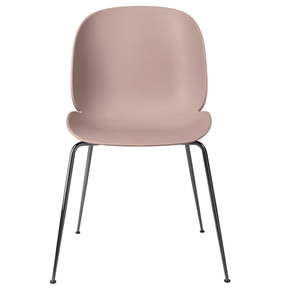 Beetle Dining Chair - Sweet Pink, Black Chrome