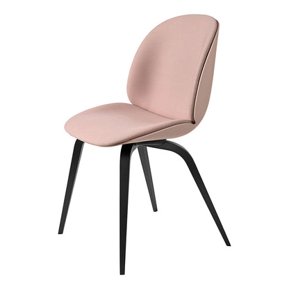 Beetle Front Upholstered Dining Chair - Wood Base