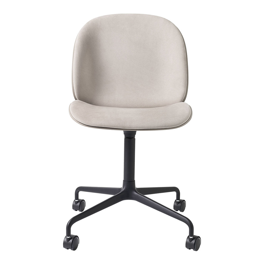 Beetle Front Upholstered Meeting Chair - 4-Star Base With Castors
