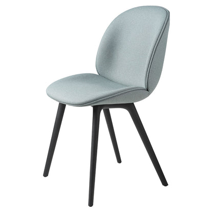Beetle Fully Upholstered Dining Chair - Black Plastic Base