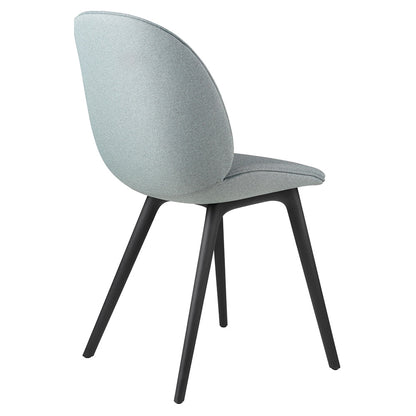 Beetle Fully Upholstered Dining Chair - Black Plastic Base