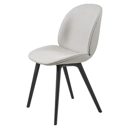 Beetle Fully Upholstered Dining Chair - Black Plastic Base