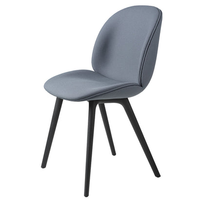 Beetle Fully Upholstered Dining Chair - Black Plastic Base