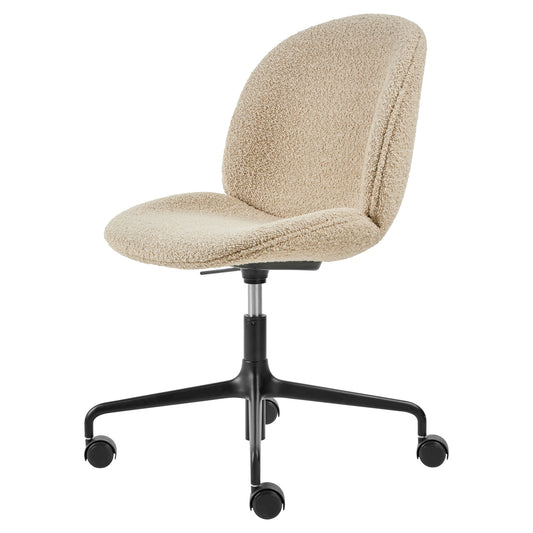 Beetle Fully Upholstered Meeting Chair - Height Adjustable with Castors