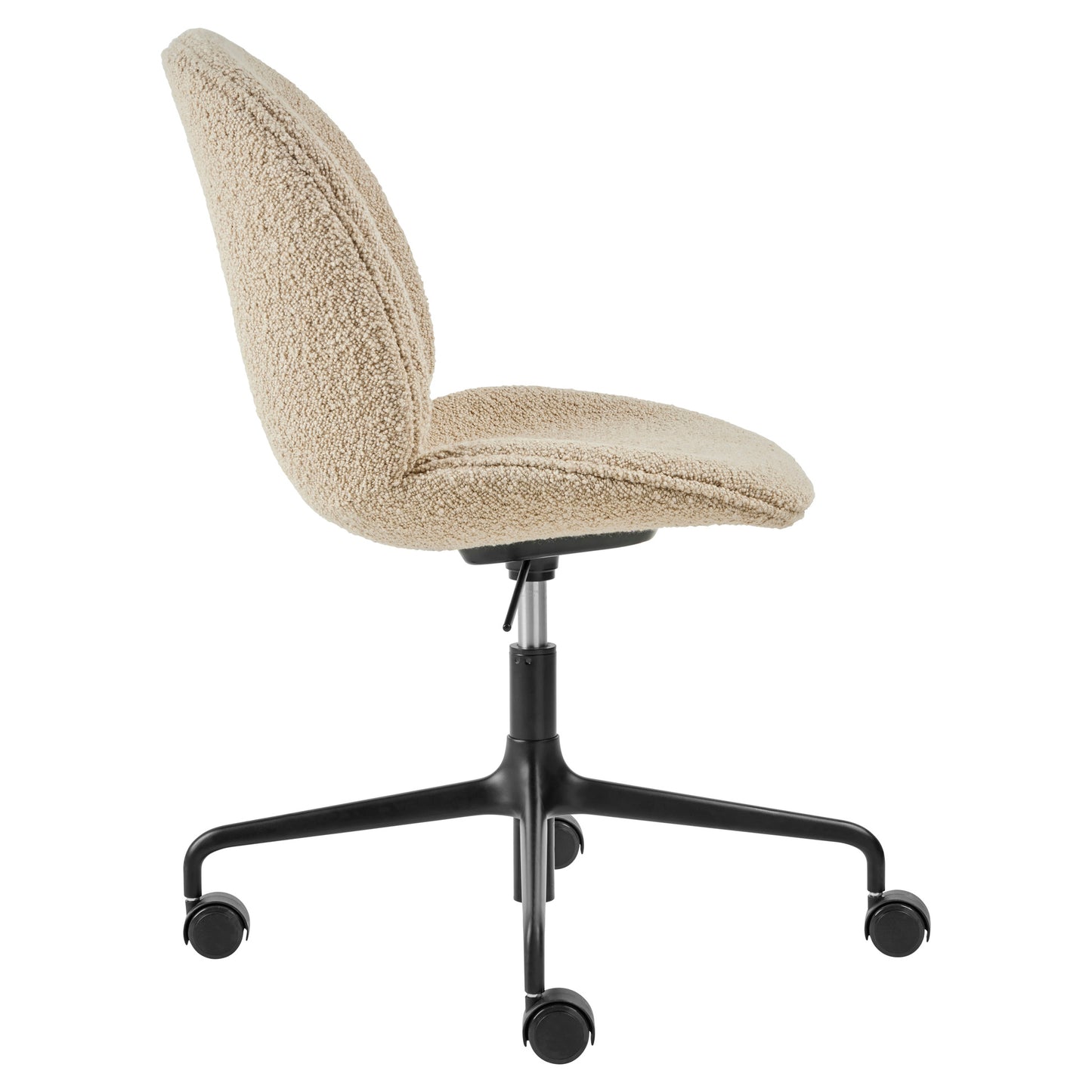 Beetle Fully Upholstered Meeting Chair - Height Adjustable with Castors