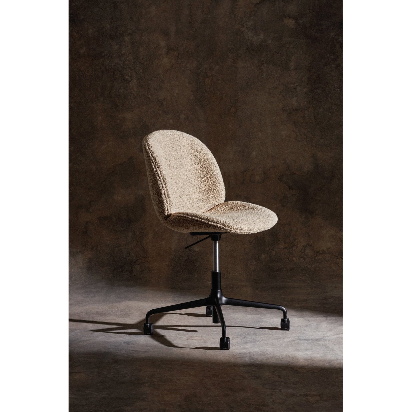 Beetle Fully Upholstered Meeting Chair - Height Adjustable with Castors