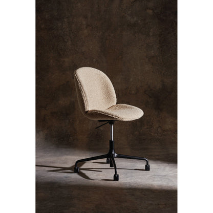 Beetle Fully Upholstered Meeting Chair - Height Adjustable with Castors