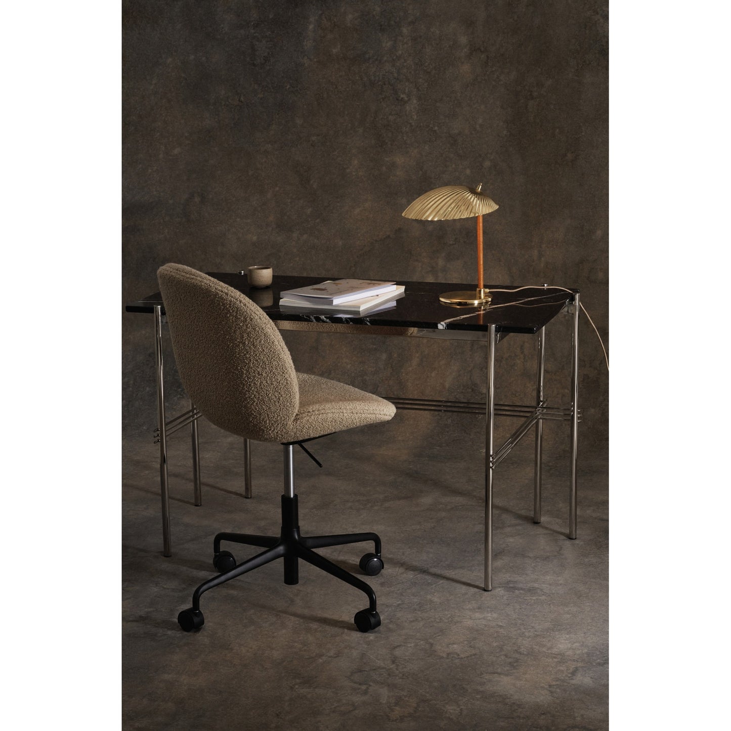 Beetle Fully Upholstered Meeting Chair - Height Adjustable with Castors