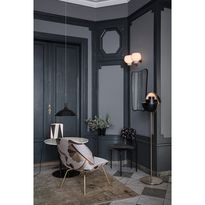 Beetle Fully Upholstered Lounge Chair - Conic Base