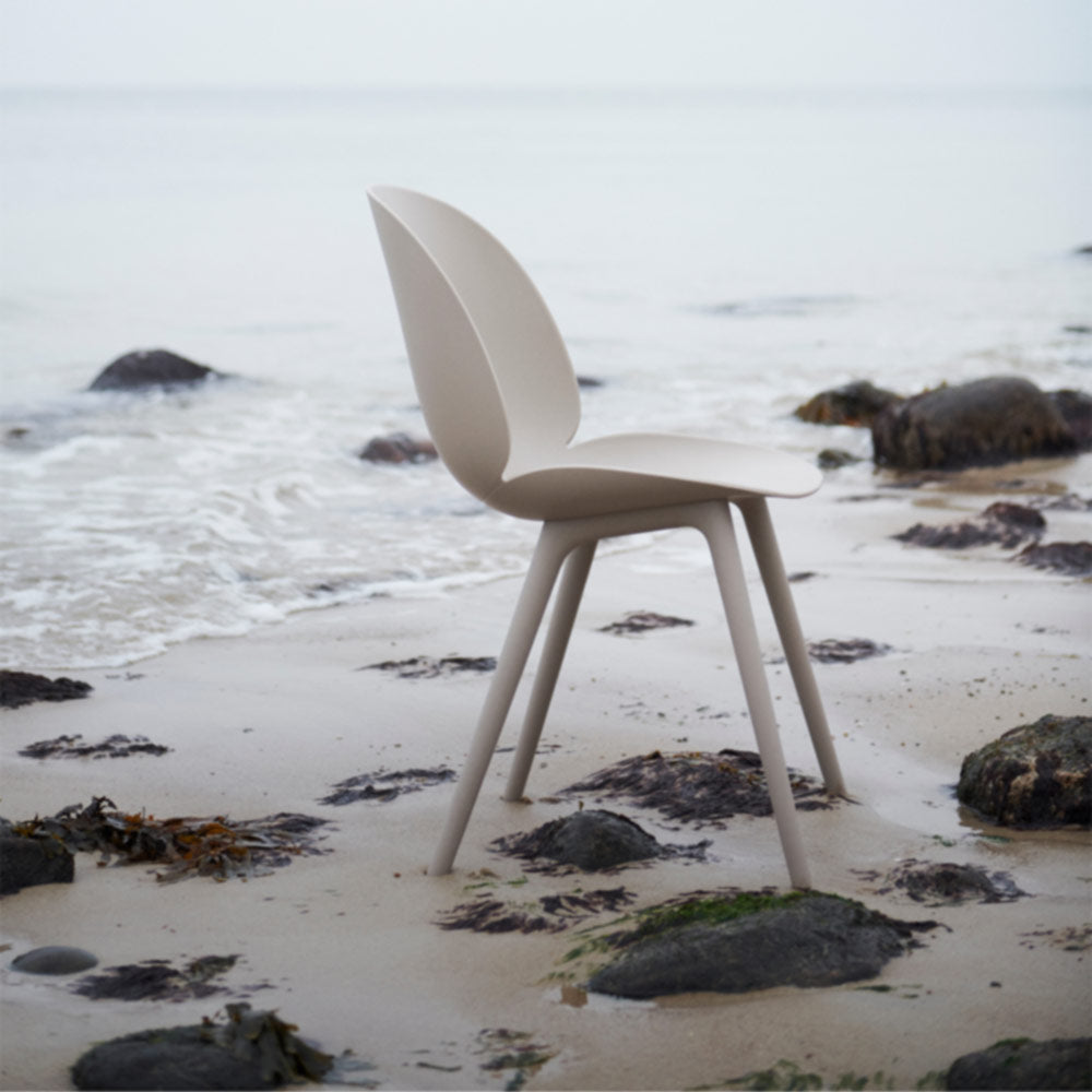 Beetle Outdoor Dining Chair - Alabaster White