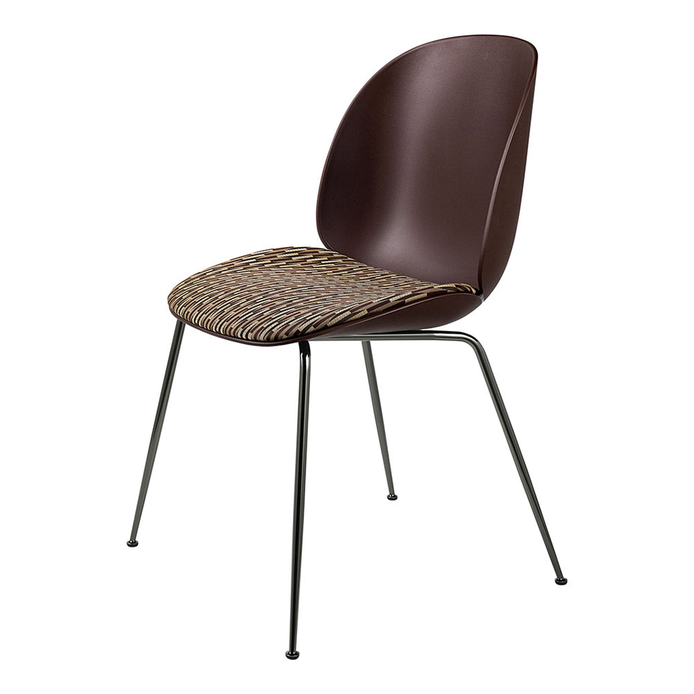 Beetle Seat Upholstered Dining Chair - Conic Base