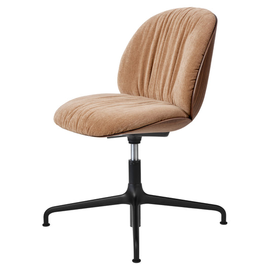 Beetle Soft Front Upholstered Meeting Chair - Veneer Shell, Height Adjustable