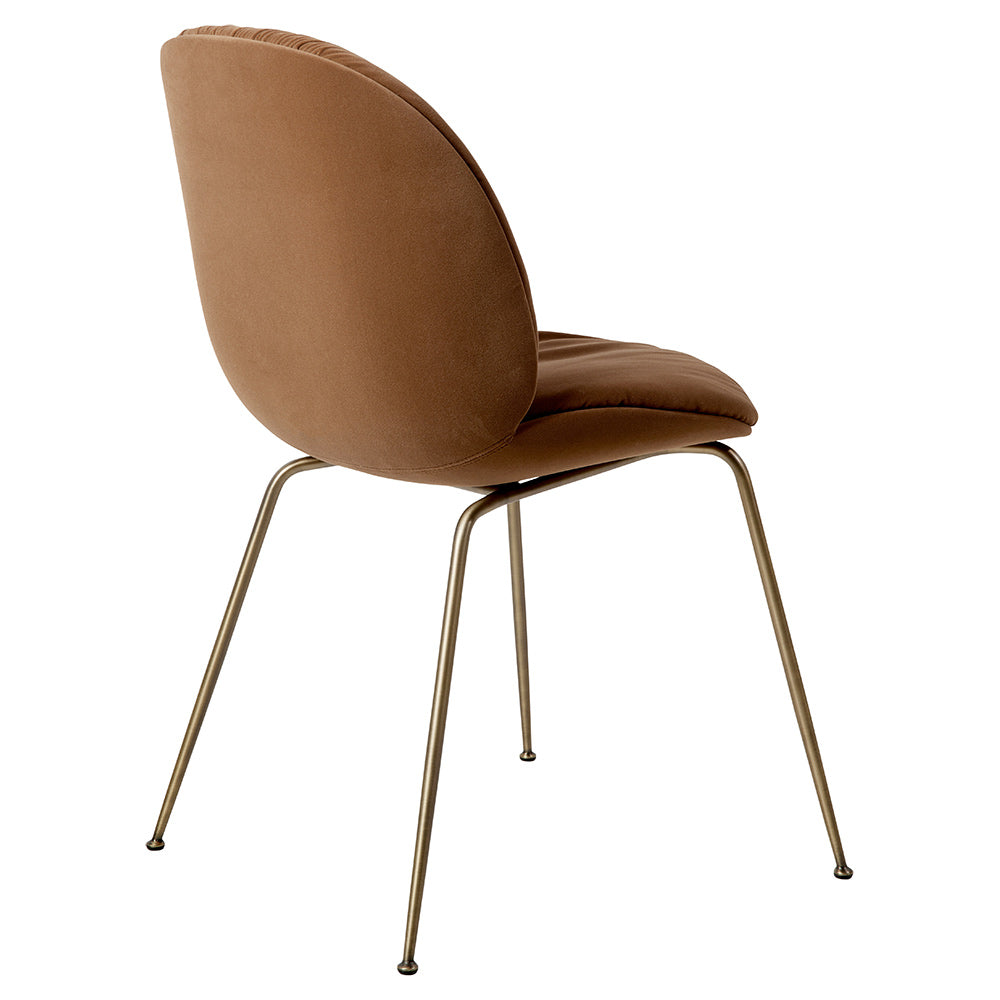 Beetle Soft Fully Upholstered Dining Chair - Conic Base