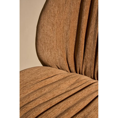 Beetle Soft Fully Upholstered Dining Chair - Wood Base