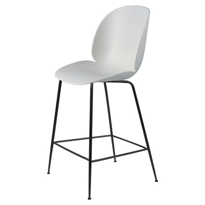 Beetle Unupholstered Counter Chair - Lunar Gray, Black Matte Base
