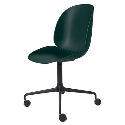 Beetle Unupholstered Meeting Chair - 4-Star Base With Castors