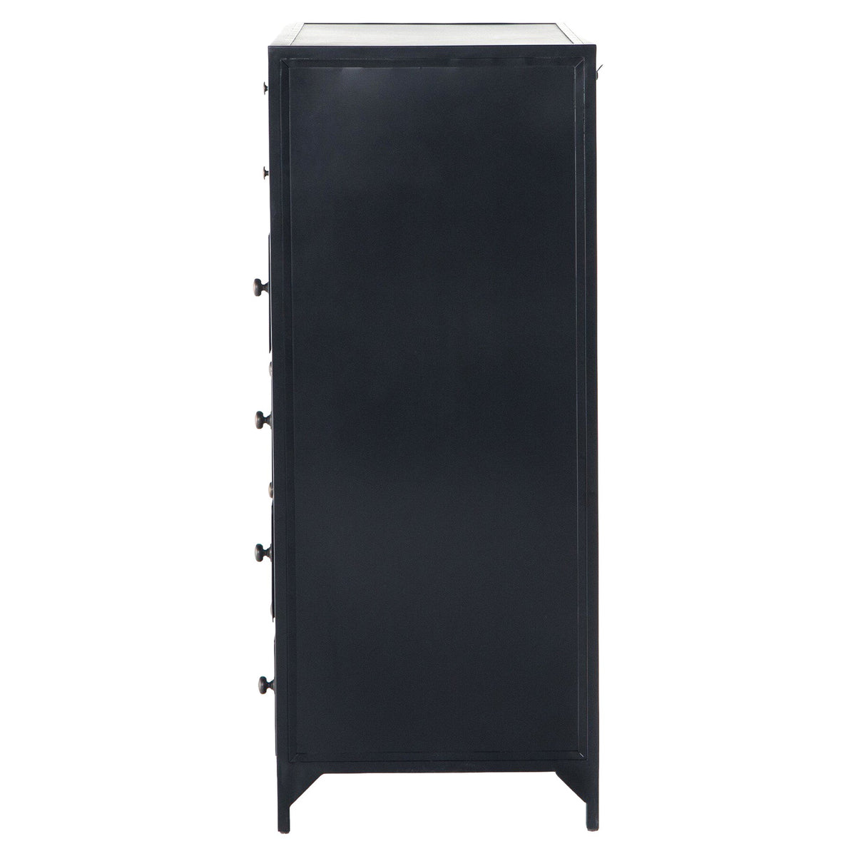Belmont 8 Drawer Tall Dresser - Black