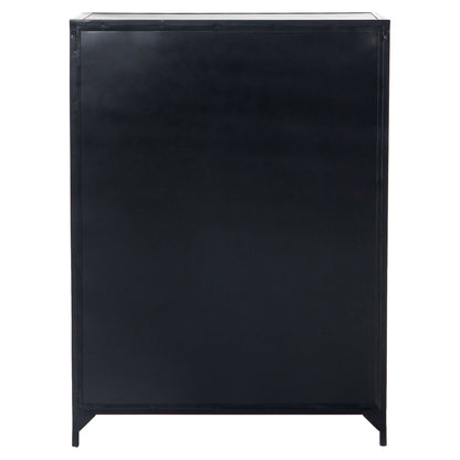 Belmont 8 Drawer Tall Dresser - Black