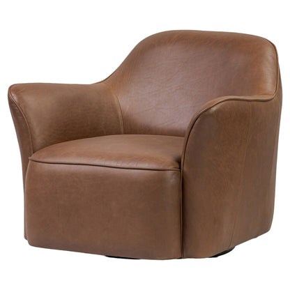 Bethany Swivel Chair - Dulane Mahogany