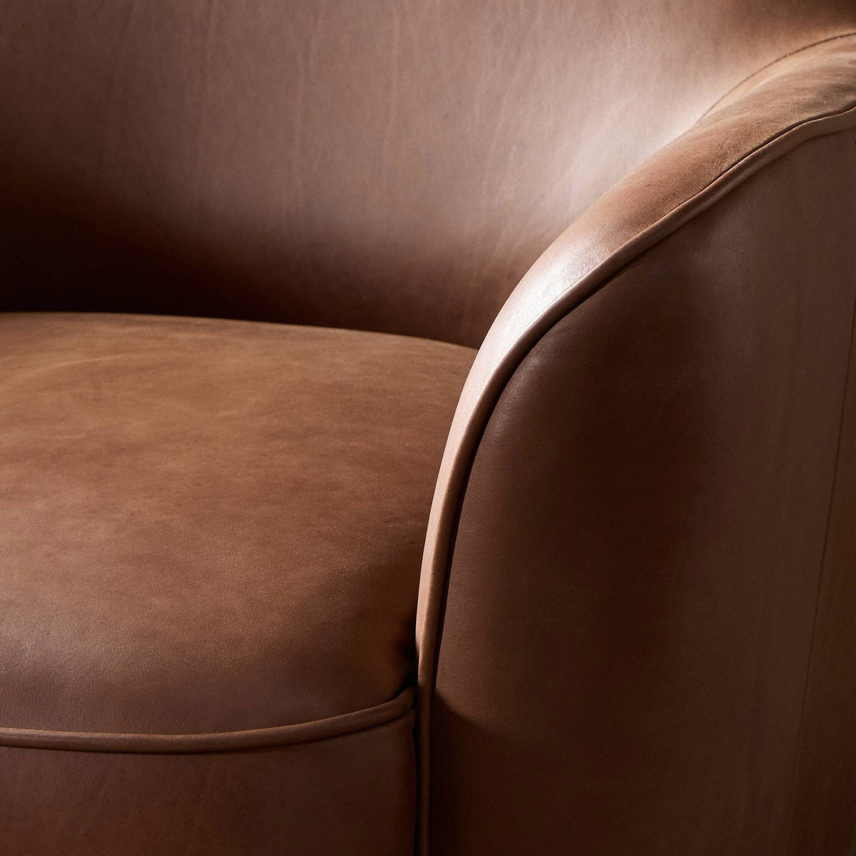 Bethany Swivel Chair - Dulane Mahogany