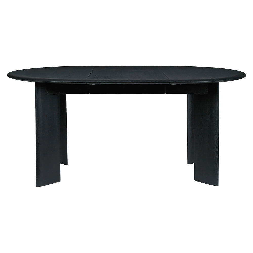 Bevel Extendable Table X2 - Black Oiled Beech
