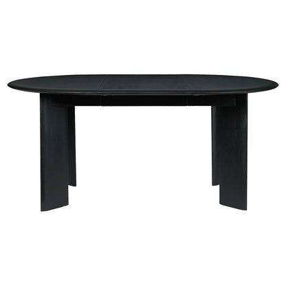 Bevel Extendable Table X2 - Black Oiled Beech