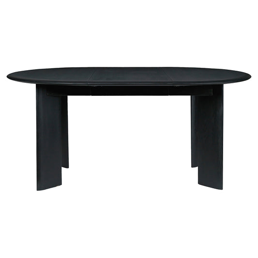 Bevel Extendable Table X2 - Black Oiled Beech