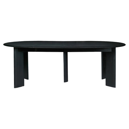 Bevel Extendable Table X2 - Black Oiled Beech