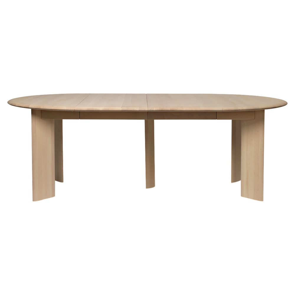 Bevel Extendable Table X2 - White Oiled Beach