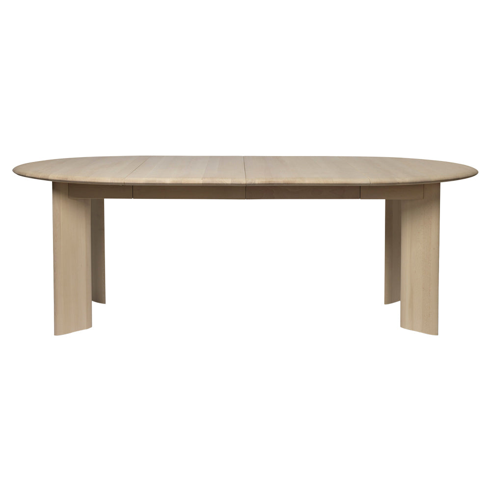 Bevel Extendable Table X2 - White Oiled Beach