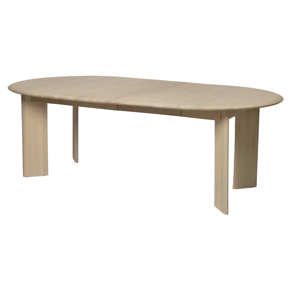 Bevel Extendable Table X2 - White Oiled Beach