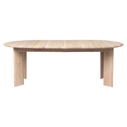 Bevel Extendable Table X2 - White Oiled Oak