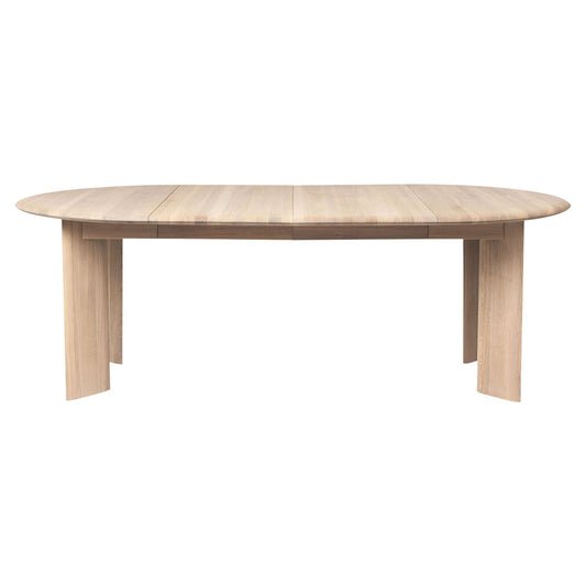 Bevel Extendable Table X2 - White Oiled Oak