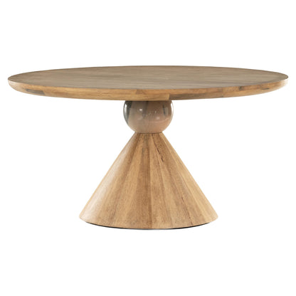 Bibianna Dining Table - Smoked Honey