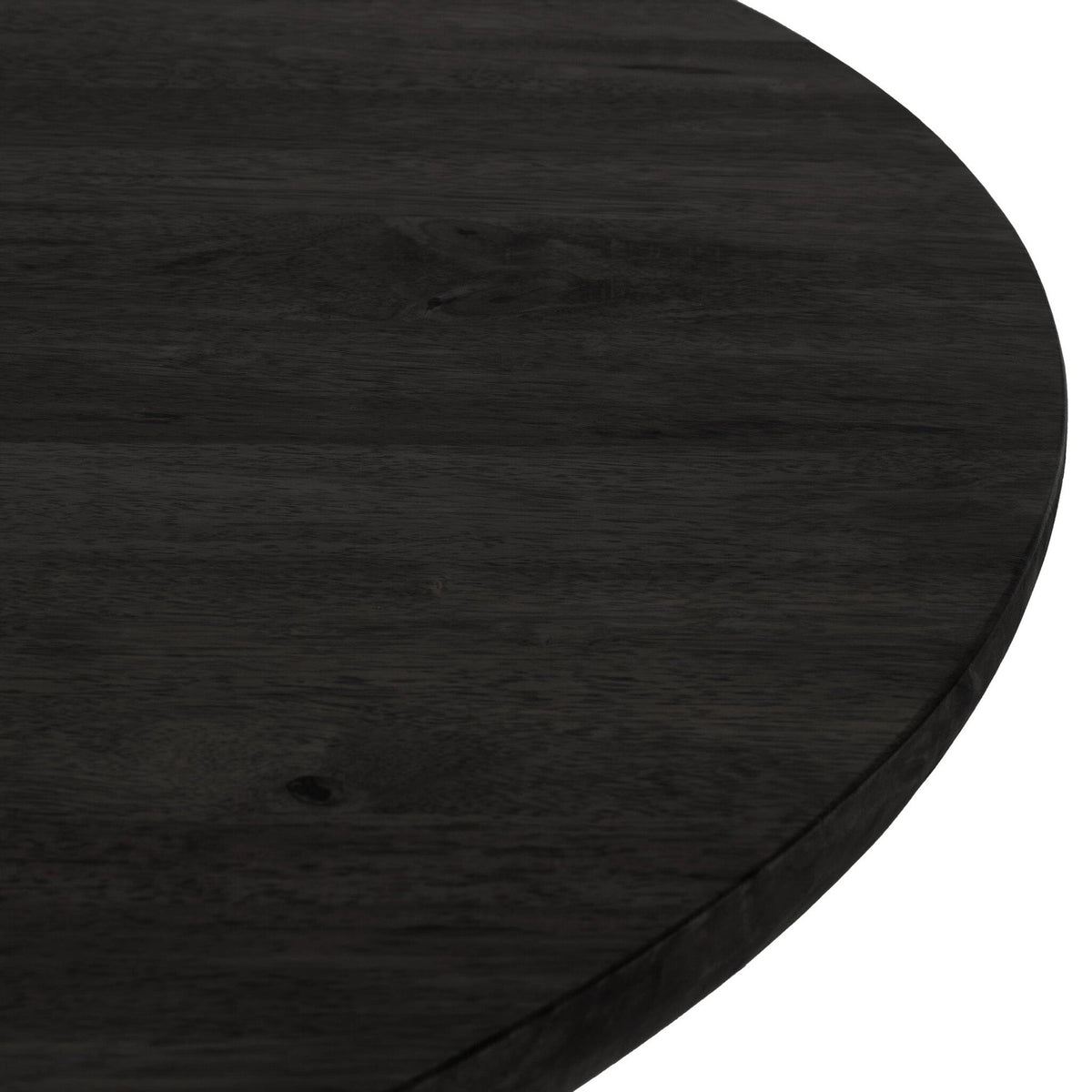Bibianna Dining Table - Worn Black Parawood