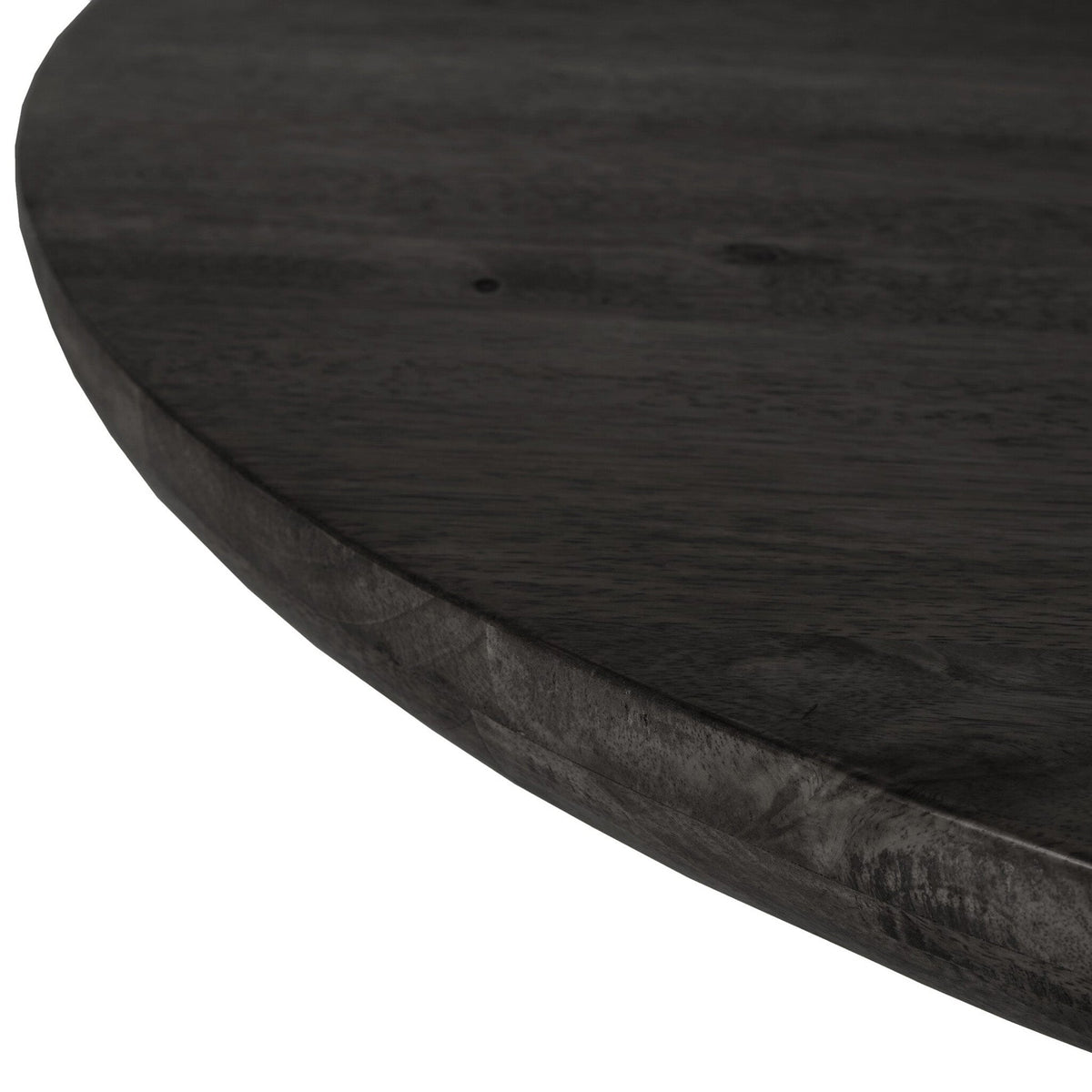 Bibianna Dining Table - Worn Black Parawood