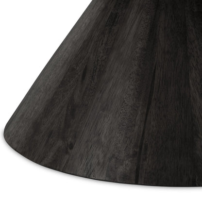 Bibianna Dining Table - Worn Black Parawood